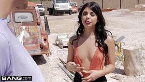 Plow Confessions - Gina Valentina Gets Used at the Junkyard