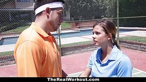 TheRealWorkout - Keisha Grey Plumbed After Playing Tennis