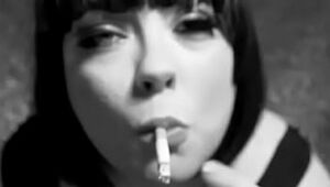 Obese Domina Tina Snua Chain Smokes 2 Fortunate Beat Cigarettes - Smoking Fetish